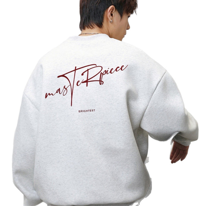 Women's casual sweatshirt made of high-quality cotton and featuring a modern print Lisslune