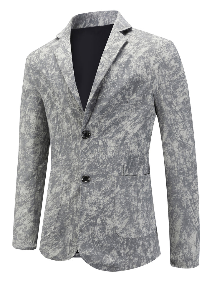 Men's fashionable blazer with modern pattern Lisslune