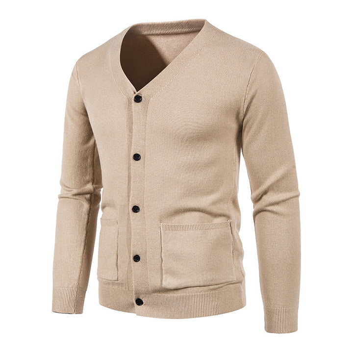 Men's Fine Knit Cardigan Lisslune