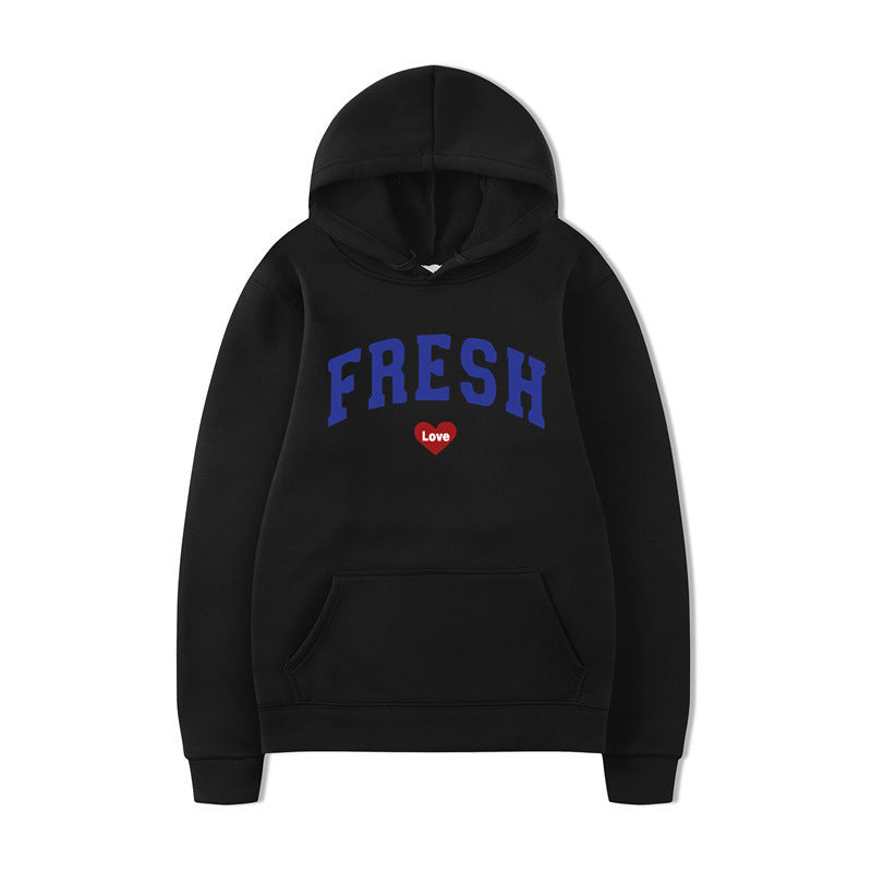 Women's hoodie with playful lettering and soft inner fleece Lisslune