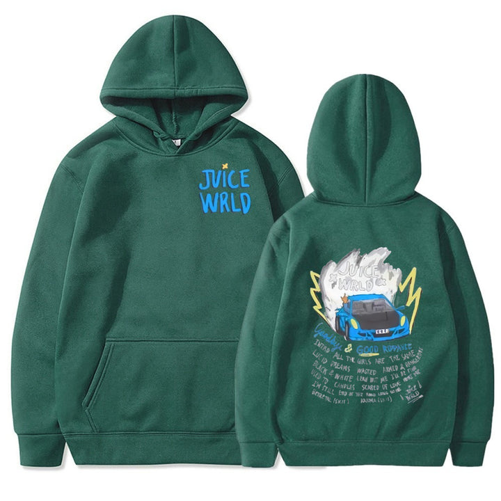 Women's hoodie with vibrant graffiti design and comfortable fit Lisslune