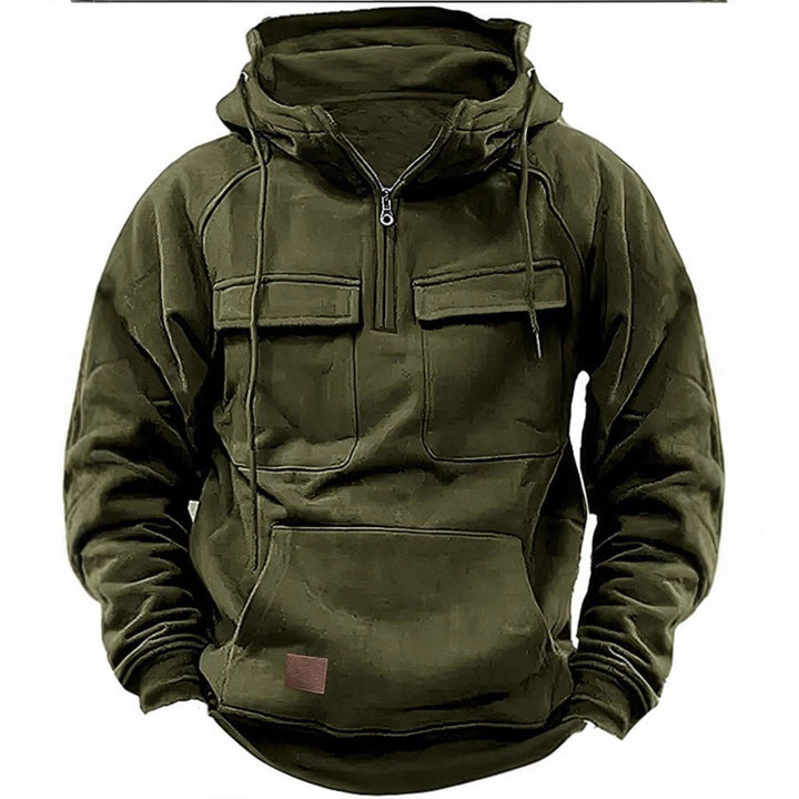 Men's functional hoodies with practical pockets Lisslune