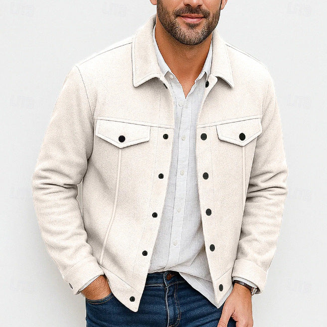 Men's stylish utility jacket with padded pockets Lisslune