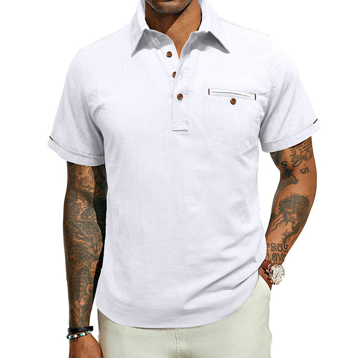 Men's Short Sleeve Shirt Lisslune