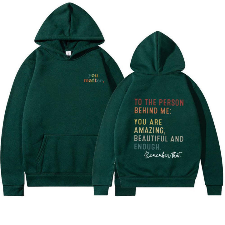 Women's hoodie with motivating lettering Lisslune