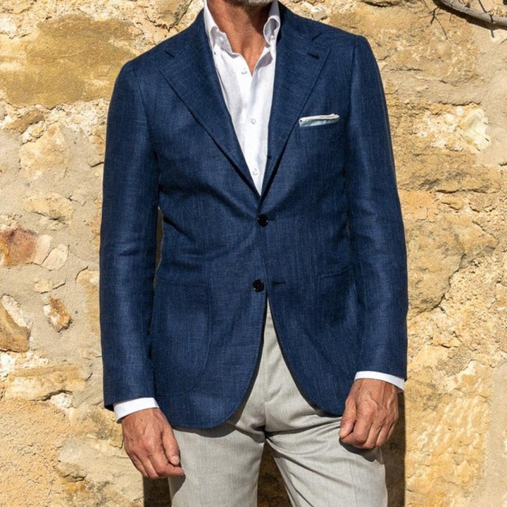 Men's lightweight summer jacket made of high-quality linen Lisslune
