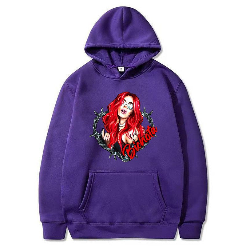 Women’s hoodie with artistic graphic print and cozy fit Lisslune