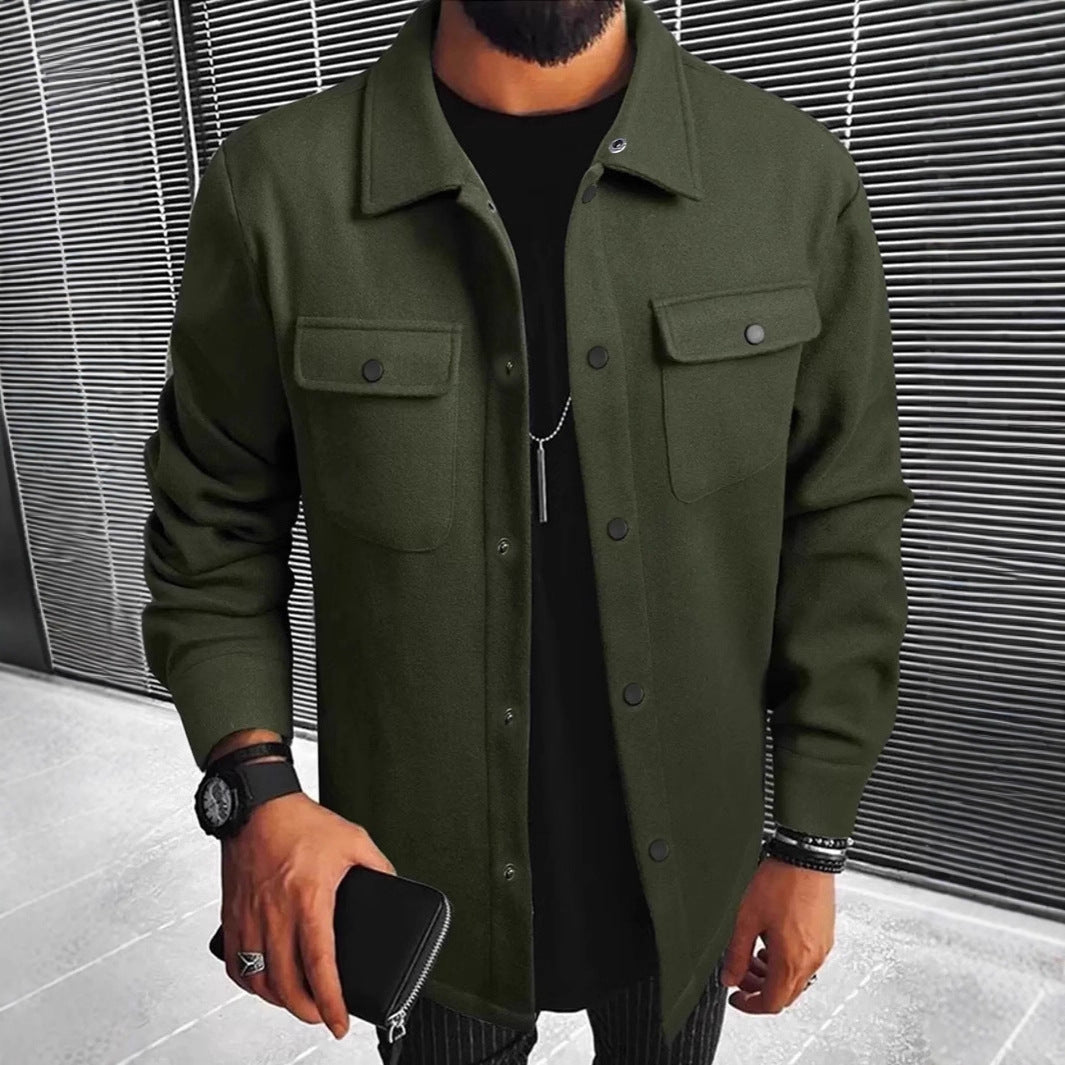Men's Designer-Style Shirt Jacket Lisslune