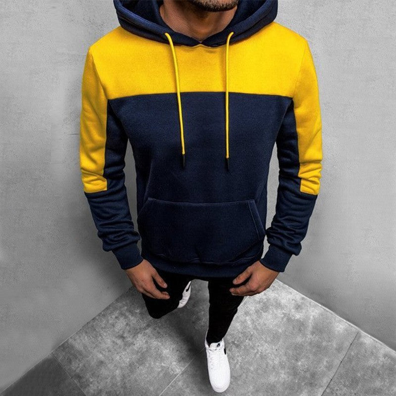 Men's hoodie with contrasting inserts Lisslune