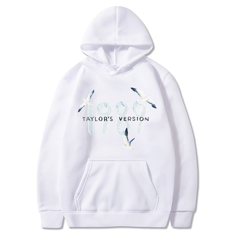 Women's hooded sweatshirt with creative bird design and high-quality cotton Lisslune