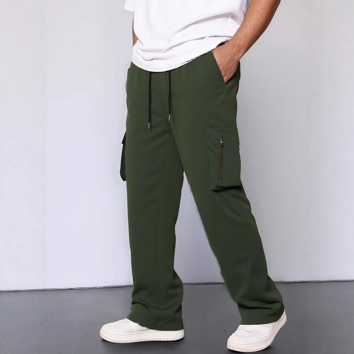 Men's cargo pants with functional pockets and adjustable waistband Lisslune