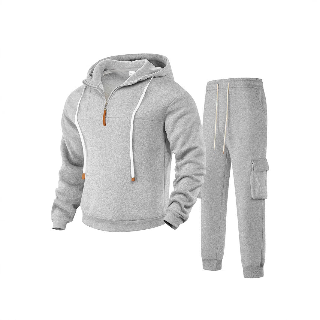Men's sporty tracksuit with modern zipper and practical pockets Lisslune