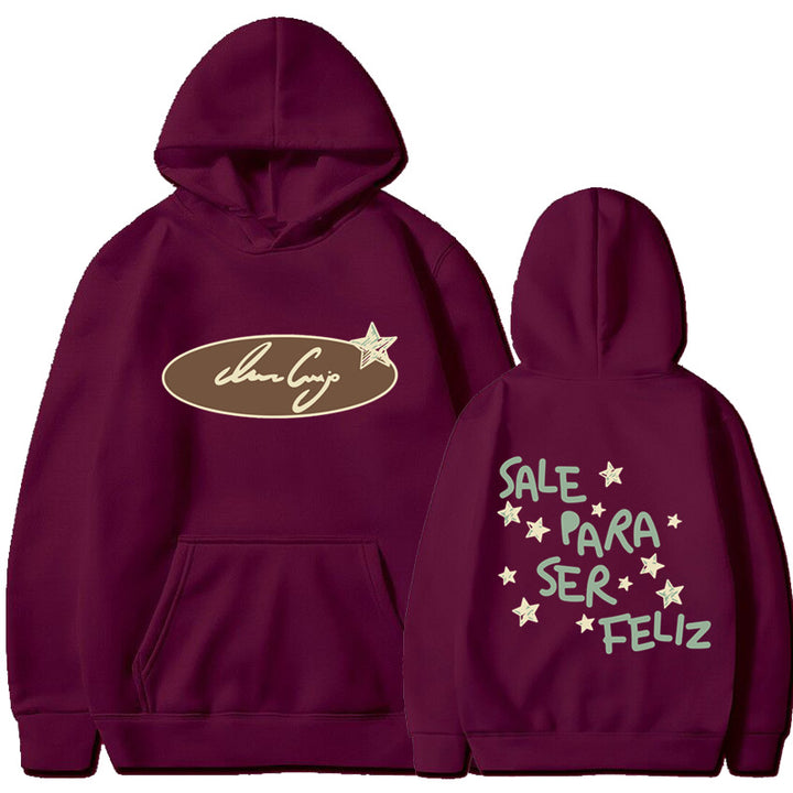 Women's hoodie sweatshirt with creative lettering and eye-catching design Lisslune