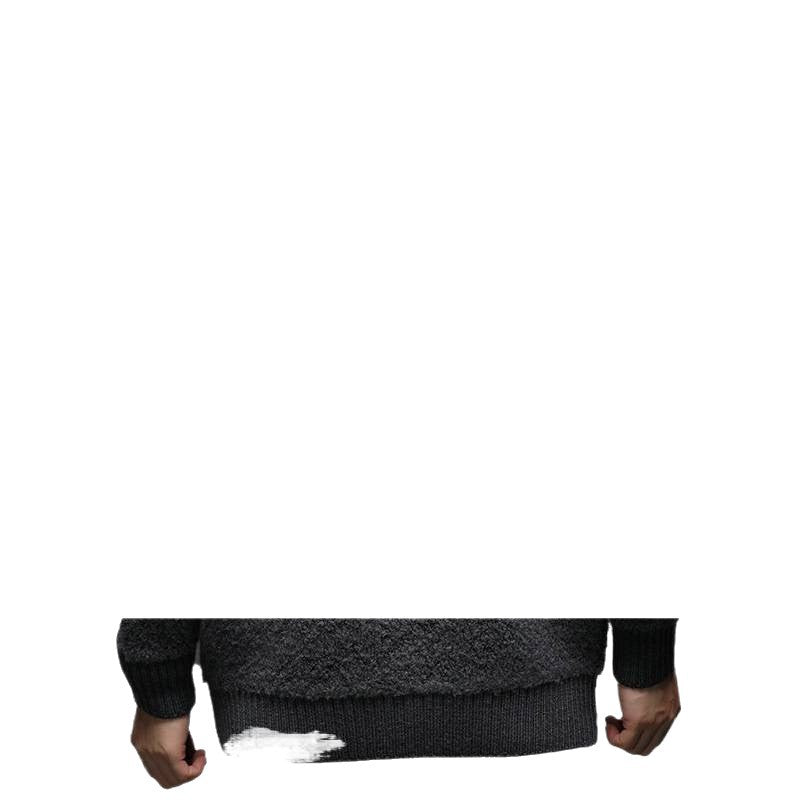Men's sweater with textured surface and practical button closure Lisslune