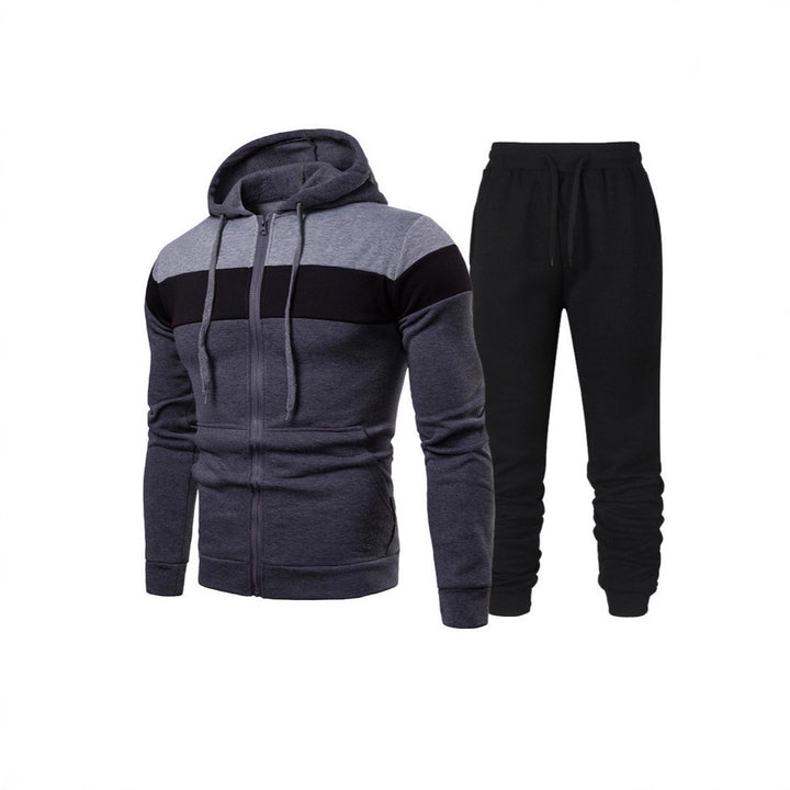 Men's tracksuit with modern color accents and practical pockets Lisslune