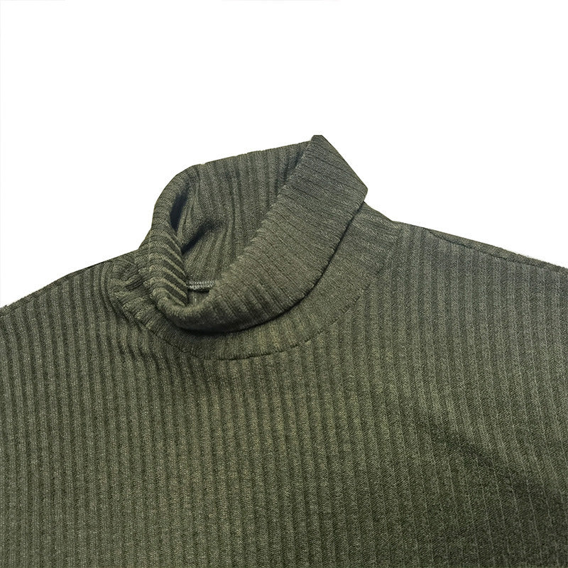 Men's fine turtleneck sweater made of textured knit Lisslune