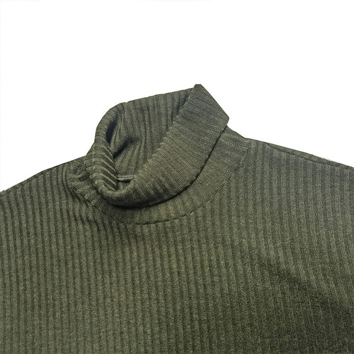 Men's fine turtleneck sweater made of textured knit Lisslune