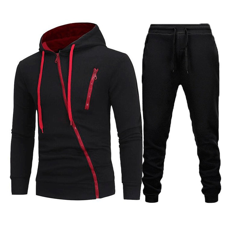 Men's functional jacket with asymmetrical zipper and sporty fit Lisslune