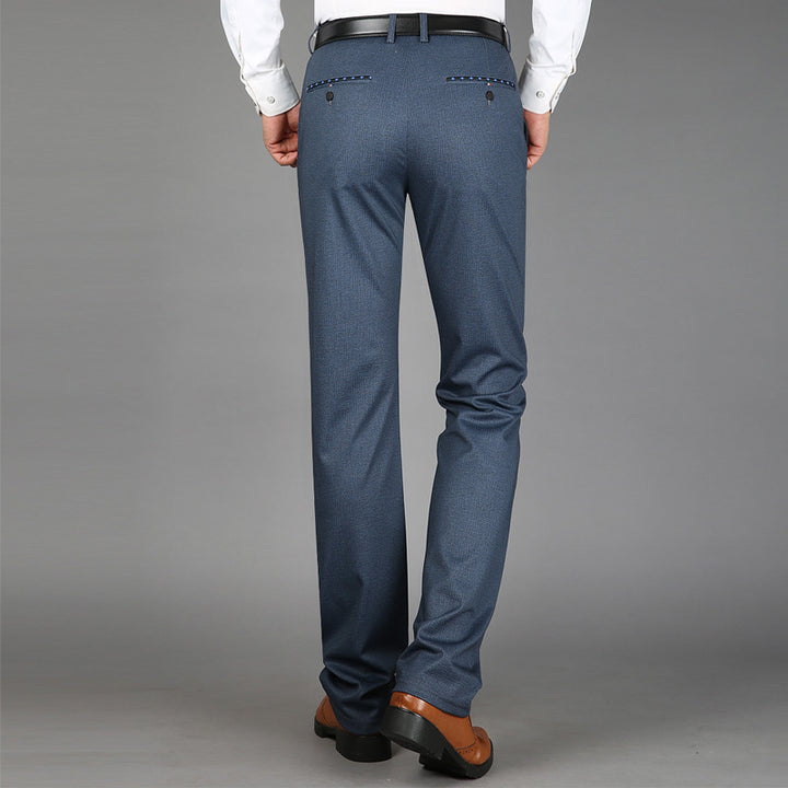 Men's Elegant Suit Pants with Stylish Pocket Design Lisslune