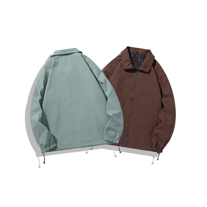 Men's transitional jacket with adjustable hood and elastic cuffs Lisslune