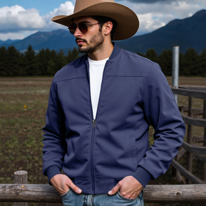 Men's padded jacket with textured design and ribbed cuffs Lisslune
