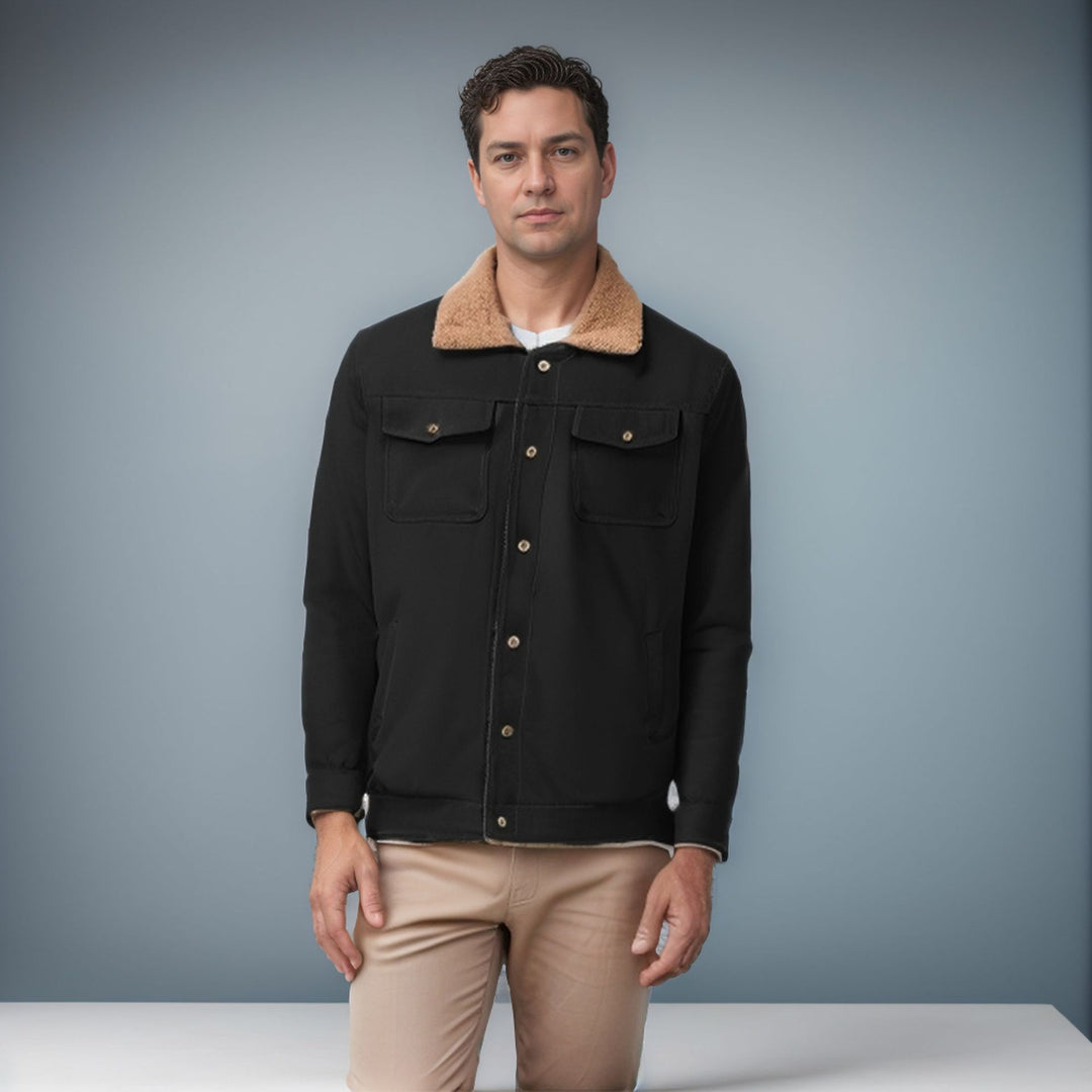 Men's jacket with reversible function and fleece lining Lisslune