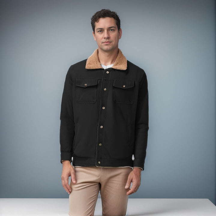 Men's jacket with reversible function and fleece lining Lisslune