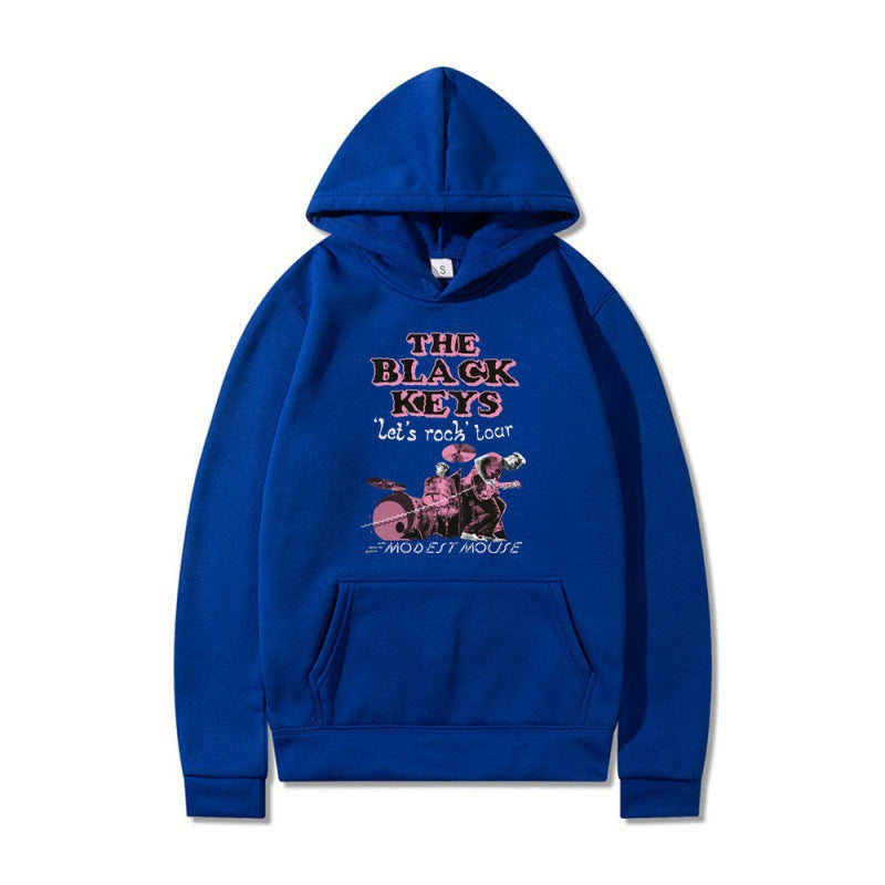 Women's hoodie with creative rock band design and comfortable fit Lisslune