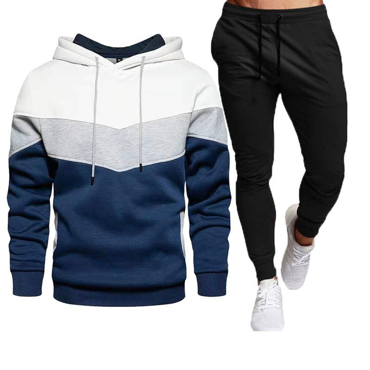 Men's Athletic Sweatshirt and Jogging Pants Set Lisslune