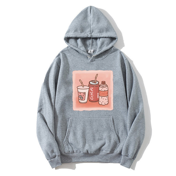 Women’s hoodie with inspiring drink motif Lisslune