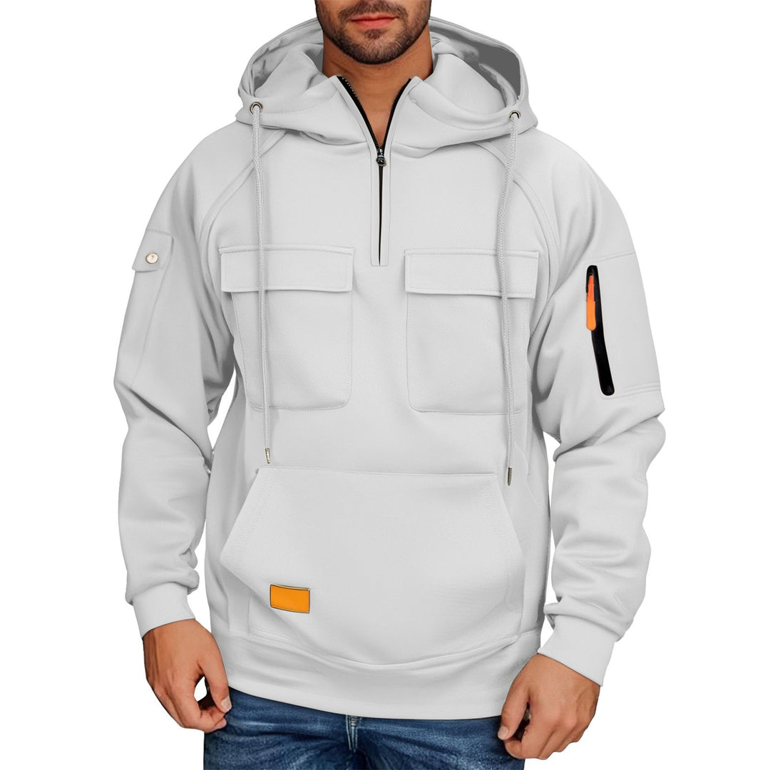Men's hoodie with practical pockets and sporty design Lisslune