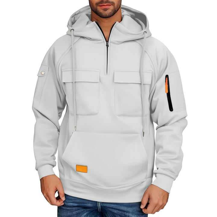 Men's hoodie with practical pockets and sporty design Lisslune