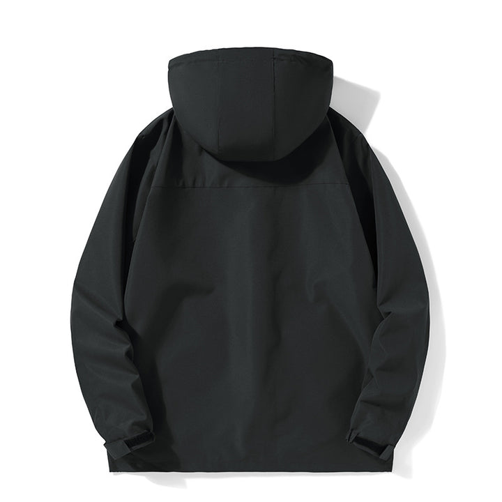 Men's Breathable Functional Jacket with Hood and Insulating Inner Layer Lisslune