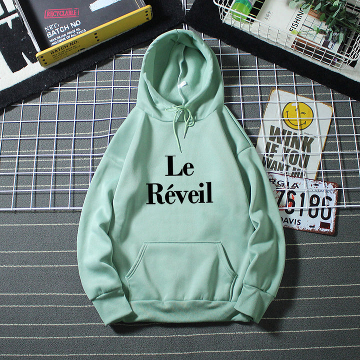 Ladies hoodie with stylish lettering Lisslune