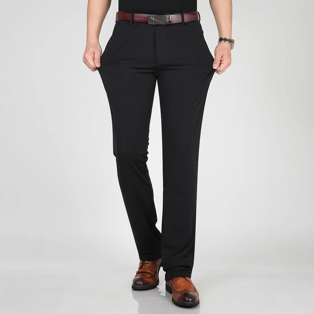 Men's formal chino pants with modern fit Lisslune
