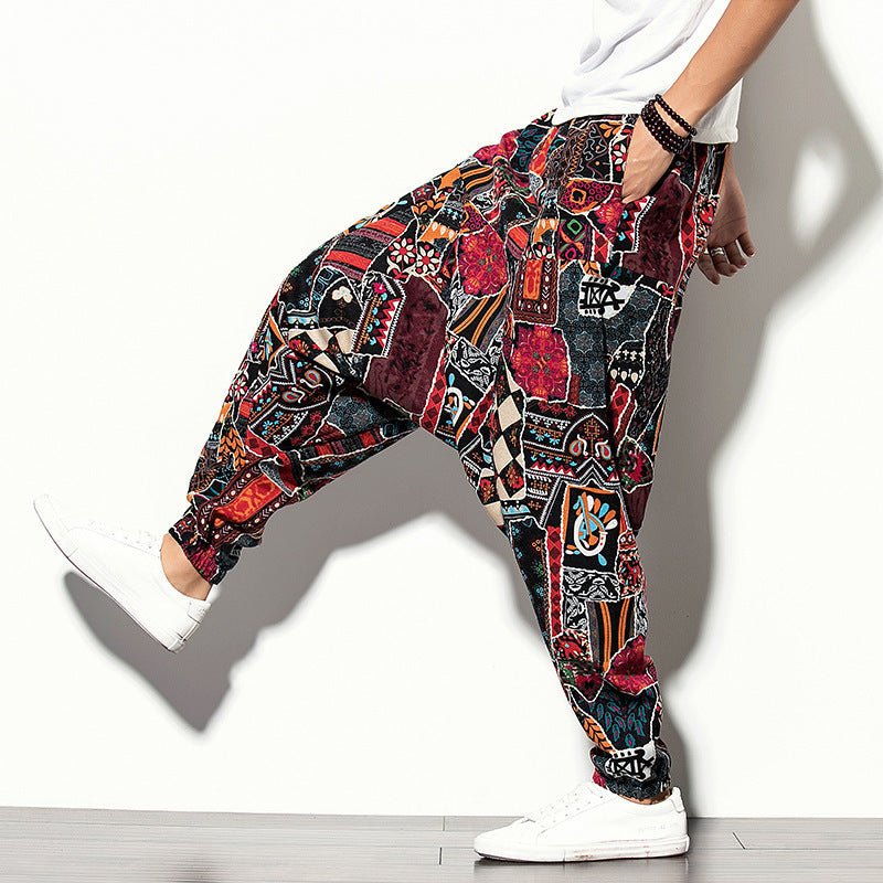 Unisex Patterned Leisure Pants Lisslune