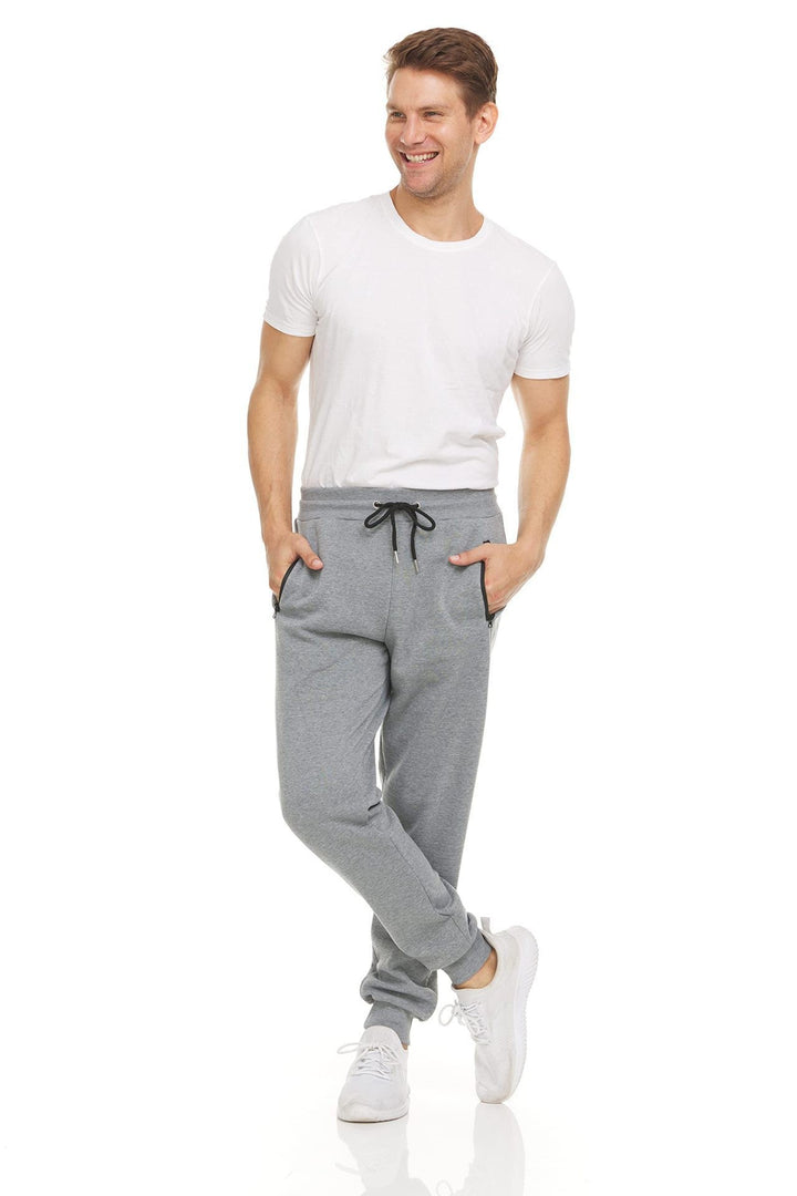 Men's Comfortable Jogging Pants with Elastic Waistband and Practical Side Pockets Lisslune