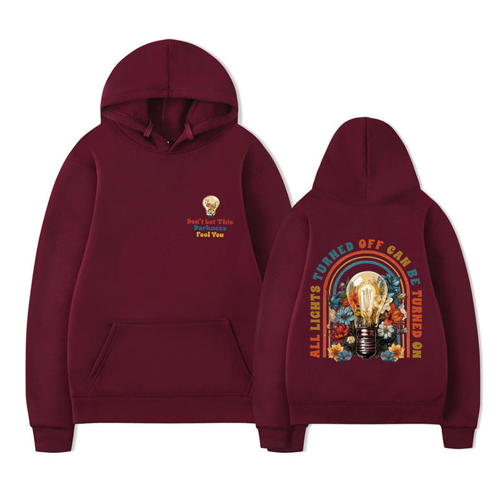 Women's hoodie with colorful design and relaxed fit Lisslune