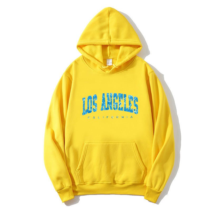 Women's hoodie with striking Los Angeles lettering Lisslune