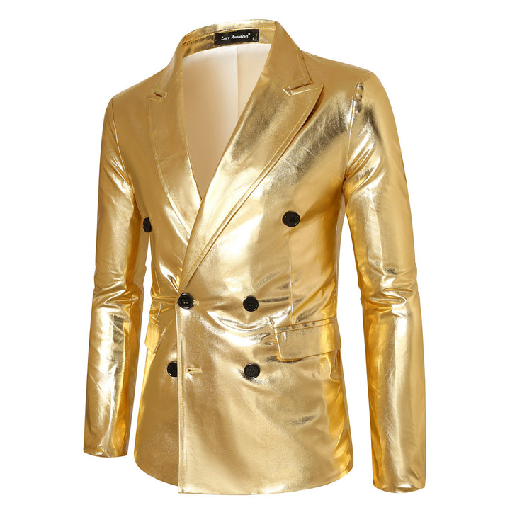 Men's shimmering double-breasted blazer Lisslune