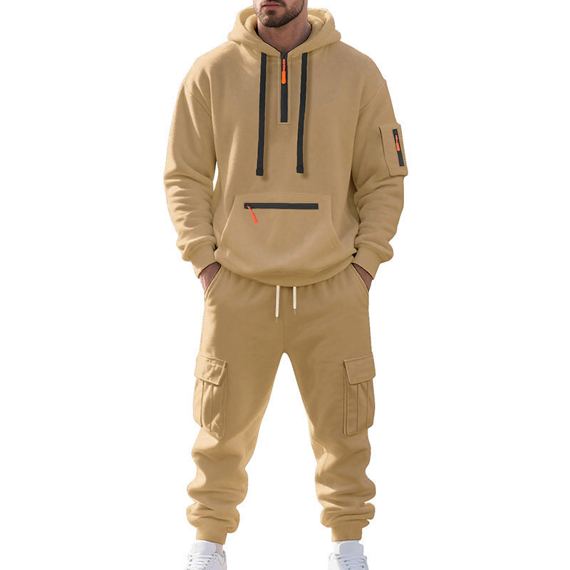 Men's sporty hoodie and cargo pants set Lisslune