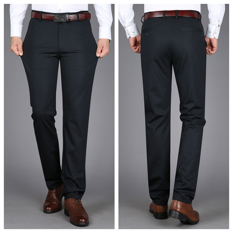 Men's High-Quality Suit Pants with Modern Fabric Pattern Lisslune