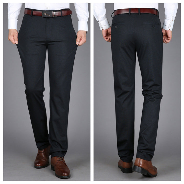 Men's High-Quality Suit Pants with Modern Fabric Pattern Lisslune