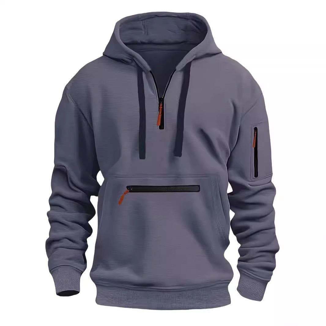 Men's Functional Sweater with Innovative Pockets Lisslune