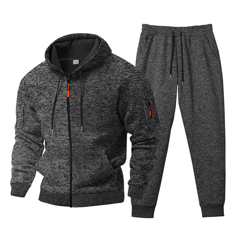 Men's tracksuit with hood and practical pockets Lisslune