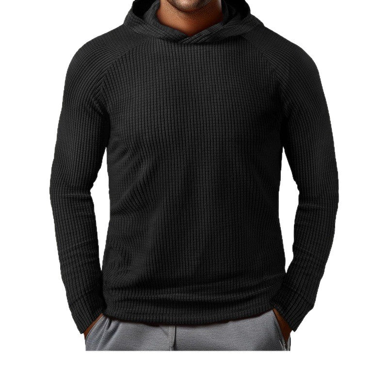 Men's casual hoodie with textured material Lisslune