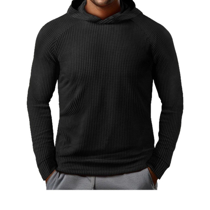 Men's casual hoodie with textured material Lisslune