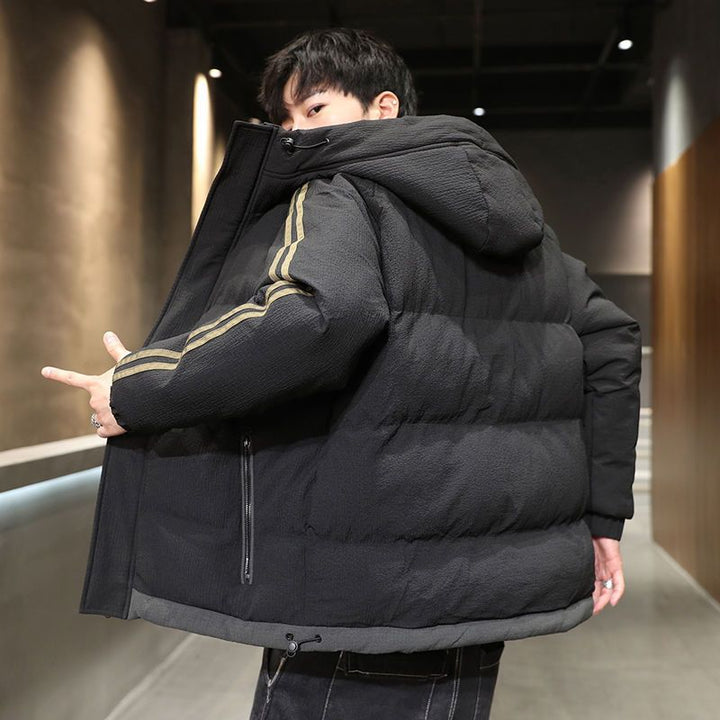 Men's insulated winter jacket with quilted structure and practical pockets Lisslune