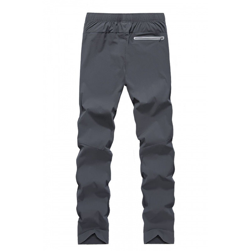 Men's lightweight outdoor pants with elastic waistband and quick-drying properties Lisslune