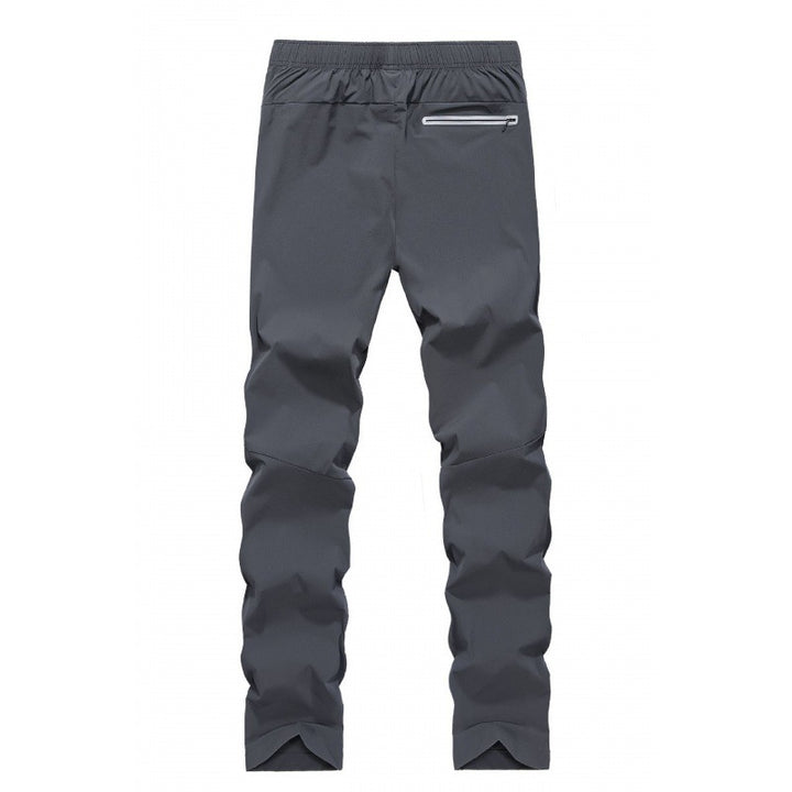 Men's lightweight outdoor pants with elastic waistband and quick-drying properties Lisslune